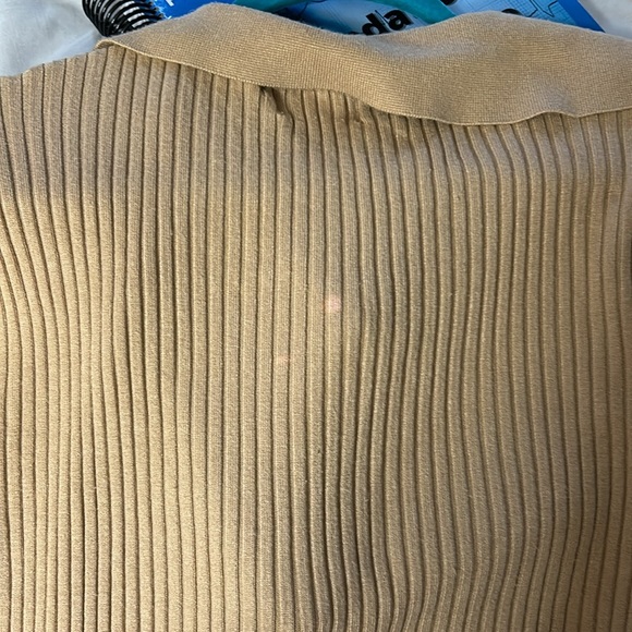 DISSH Camel Rib Knit Cardigan - Picture 5 of 5